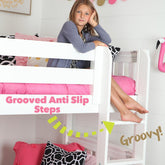 Maxtrix Parallel Bed w Staircase (w Pullout) - Kids Haven